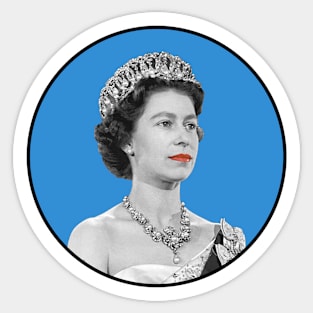 Queen Elizabeth Sticker